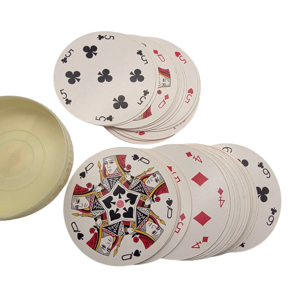 Vintage 1970s Florida Orange Playing Cards In Plastic Case, Great Condition - Picture 3 of 4